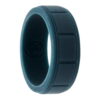 blue mens silicone ring