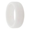 white mens silicone ring