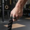 Black Twin Groove Silicone Ring