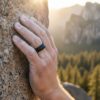Navy Silicone Ring with Step Edge 8mm