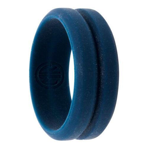navy silicone ring