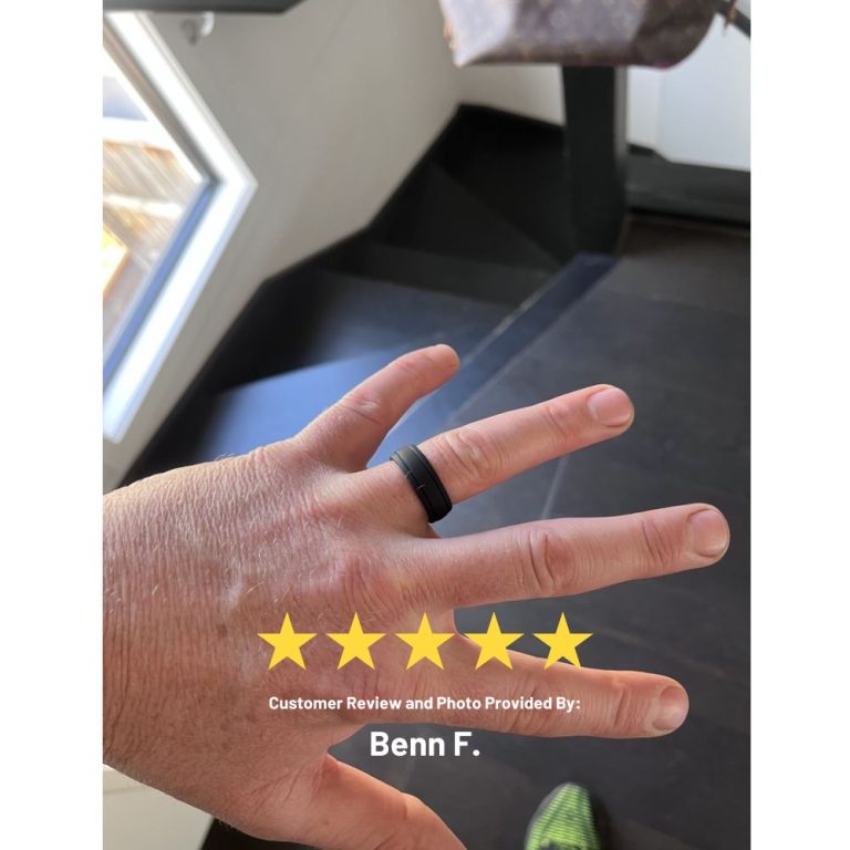 Black Silicone Ring