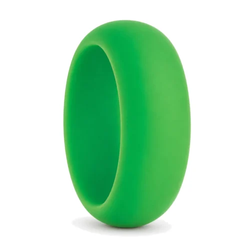 8mm Dome Green Silicone Ring