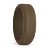Flat 8mm Bronze Men's Silicone Ring