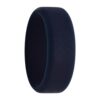 Navy silicone rings for men
