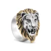 Leonis Gold-Maned Lion Signet Ring