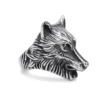 Lupus Steel Wolf Signet Ring