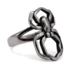 Polished Spider Signet Ring