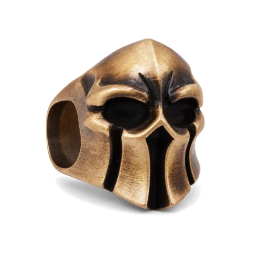 Spartan Bronze Signet Ring