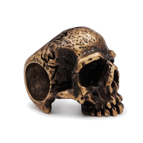 Infernus Bronze Skull Signet Ring