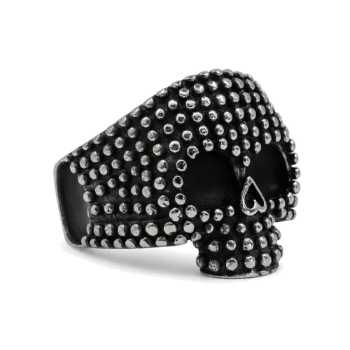 Nighthawk Skull Head Signet Ring