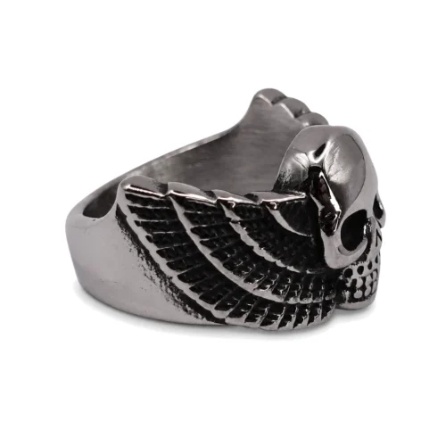 Aeronaut Skull Signet Ring
