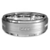 Mens White Gold Wedding Rings with Diamonds