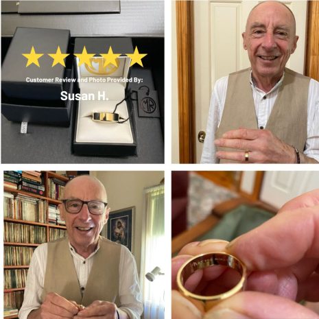 UGC (3) mens gold wedding ring