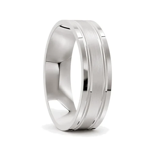 Gorgeous Platinum Mens Wedding Ring