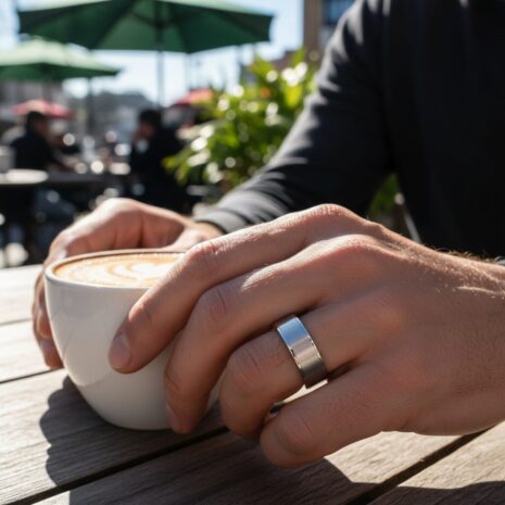 4000-White-Gold-Brushed-Mens-Wedding-Ring-Cafe 4000-White-Gold-Brushed-Mens-Wedding-Ring-Cafe