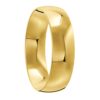 1020 Classic Yellow Gold Mens Wedding Band