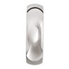 1030 Polished White Gold Mens Wedding Ring