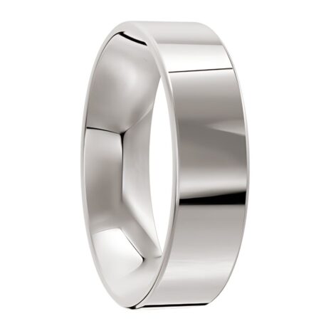 1040 White Gold Platinum Silver Mens Wedding Ring