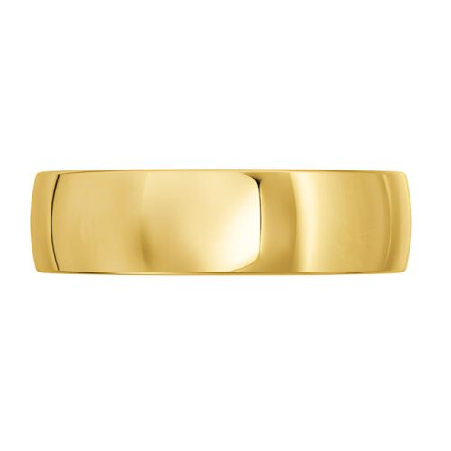 1050 Classic Yellow Gold Mens Wedding Ring