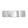 1120 Plain Polished White Gold Wedding Ring