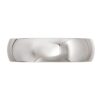 1130 Platinum White Gold Silver Mens Wedding Ring