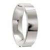 White Gold Mens Wedding Band