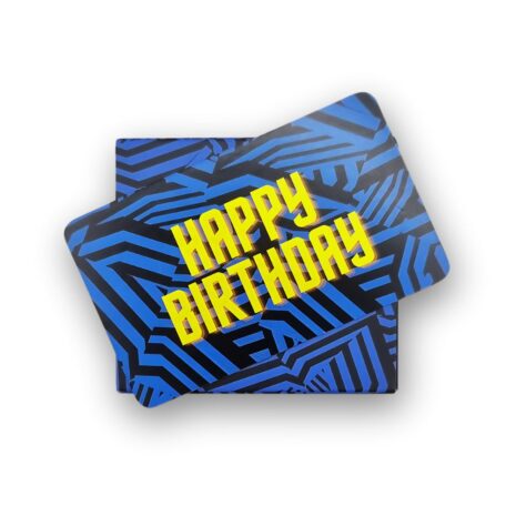 2 mens happy birthday gift wrap blue