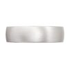 3005 White Gold Platinum Silver Brushed Mens Wedding Ring
