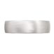 3005 White Gold Platinum Silver Brushed Mens Wedding Ring