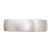 3005 White and Rose Gold Brushed Mens Wedding Ring