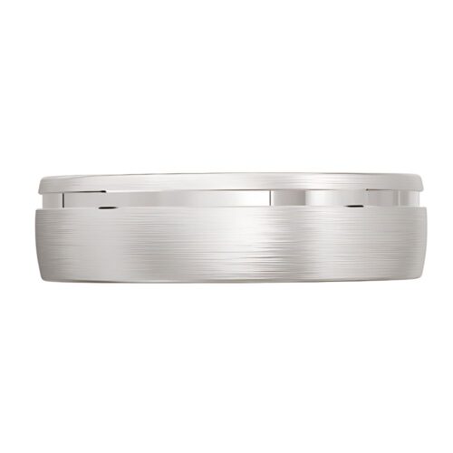 3010 White Gold Mens Wedding Ring