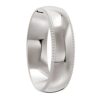 3015 White Gold Milgrain Mens Wedding Ring