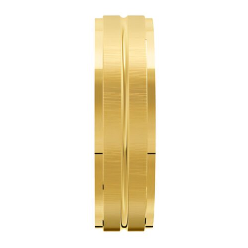3032 Yellow Gold Mens Wedding Ring