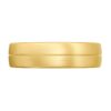 3044 Yellow Gold Centreline Groove Mens Wedding Band