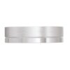 3050 White Gold Mens Wedding Band