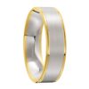 3066 Yellow and White Gold Mens Wedding Ring