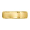 3074 Yellow Gold Mens Wedding Ring