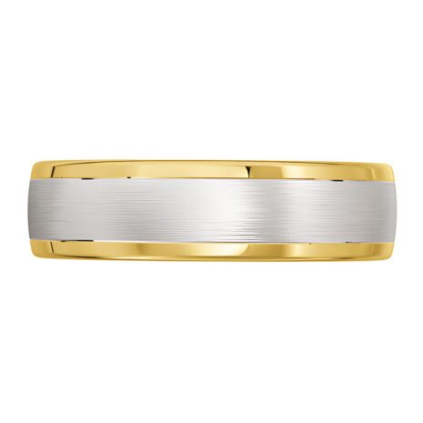 3080 Two Tone Yellow and White Gold Mens Wedding Ring 3 3080 Two Tone Yellow and White Gold Mens Wedding Ring