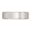 4000 White Gold Brushed Mens Wedding Ring