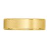 4000 Yellow Gold Brushed Mens Wedding Ring