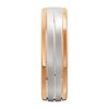 4044 Rose gold and white gold mens wedding ring