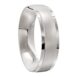 4078 White Gold Platinum Silver Mens Wedding Ring