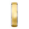 4080 - Yellow and White Gold Mens Wedding Band