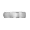 4090 - Platinum silver white gold mens wedding ring
