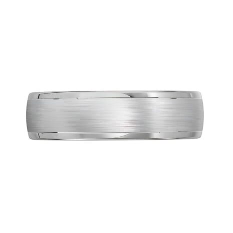 4090 - Platinum silver white gold mens wedding ring - 3 4090 - Platinum silver white gold mens wedding ring