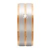 7016 Rose and White Gold Diamond Wedding Ring