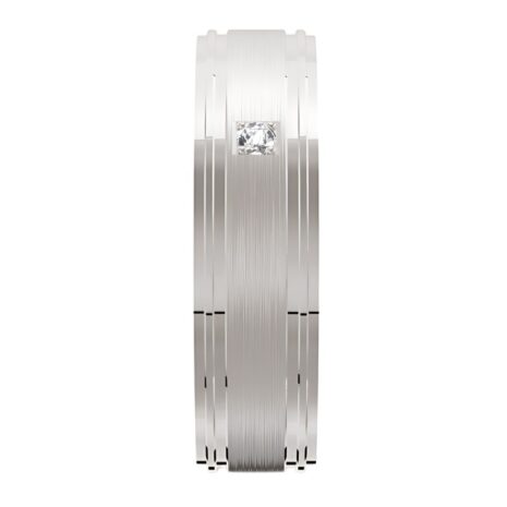 7025 White gold platinum silver diamond ring for men 2 7025 White gold platinum silver diamond ring for men