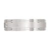 7025 White gold platinum silver diamond ring for men
