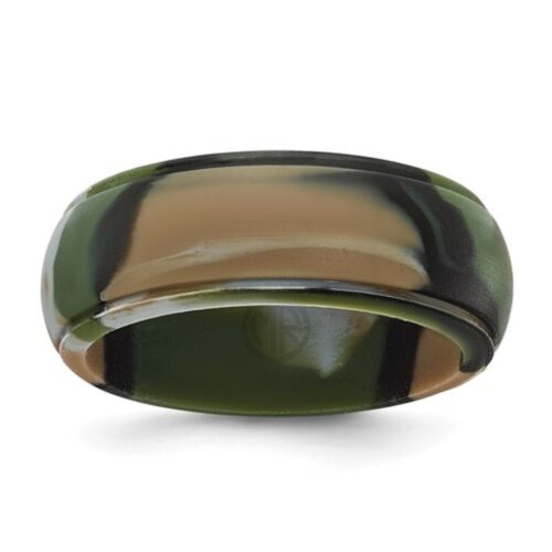 Mens Camo Silicone Ring Australia